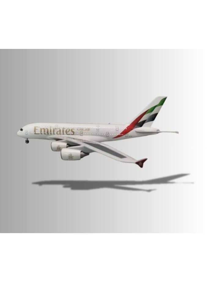 Emirates A380 Airplane Model (47cm) - Large Diecast Metal Aircraft with Stand | Premium Dubai Souvenir, Aviation Collectible, Luxury Home & Office Decor Gift - Image 3
